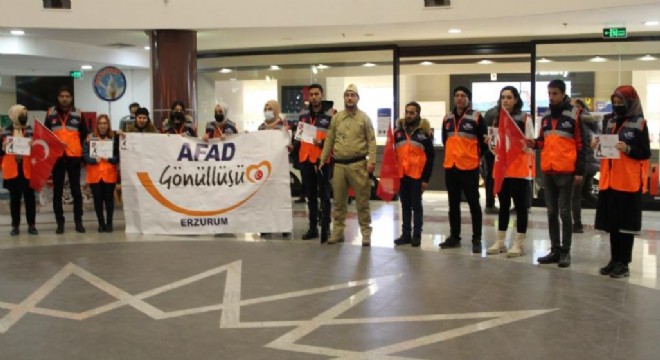 AFAD Gönüllülerinden duygu yüklü etkinlik